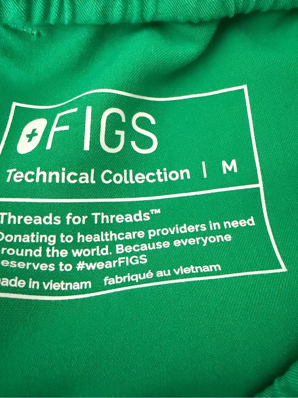Figs Tansen Jogger Scrubs Pants Mens Sz M Green Medical Doctor PO6090